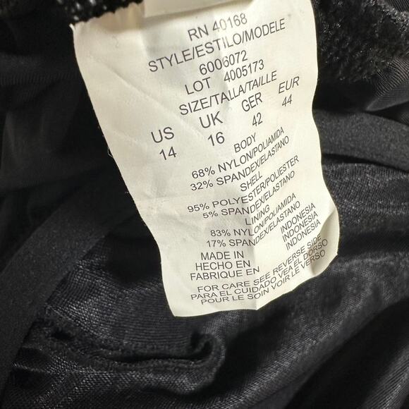 Magicsuit Solid Susan Underwire Swim Dress in Black Women's Size 14 New With Tag - Picture 5 of 9